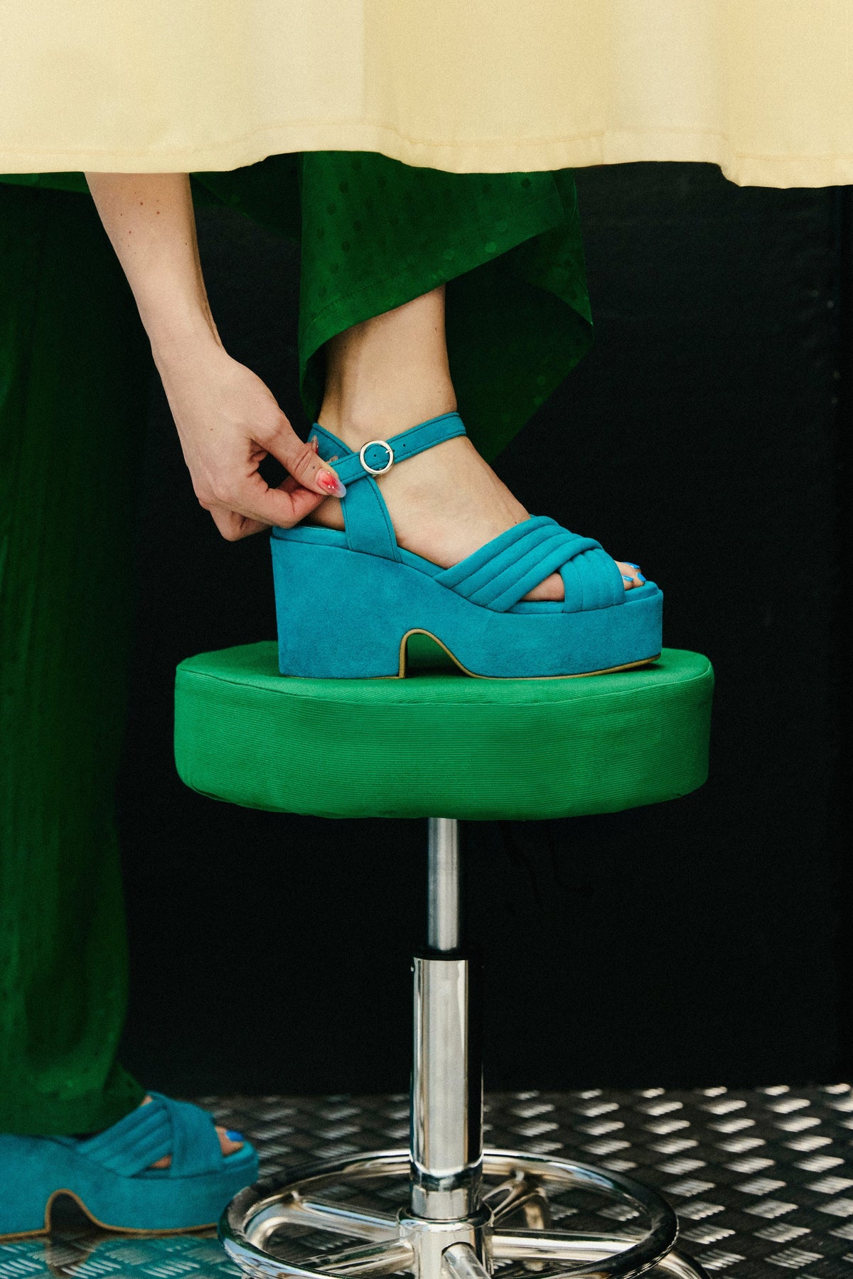 SANDALES PALOMA BLEU