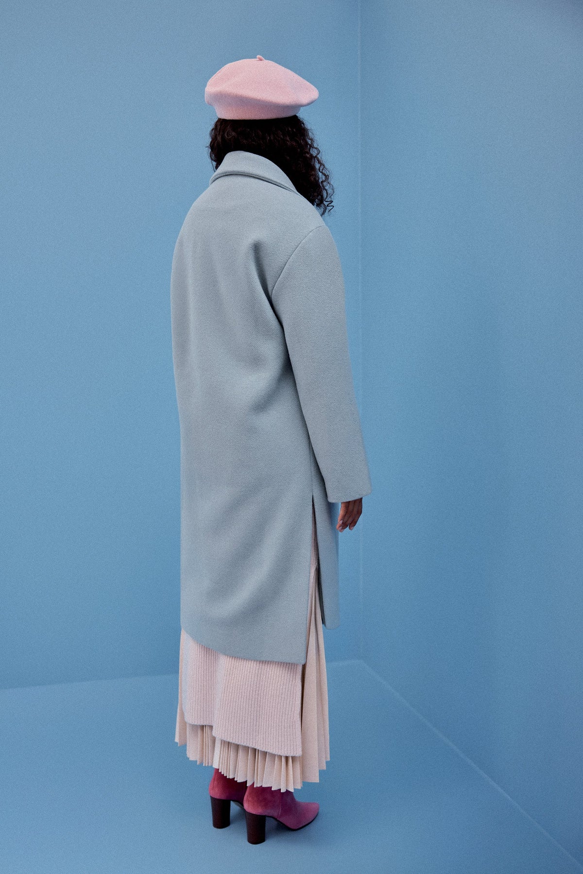 MANTEAU RAY BLEU CIEL