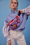 SAC BANANITA FLEURS 70 PURPLE