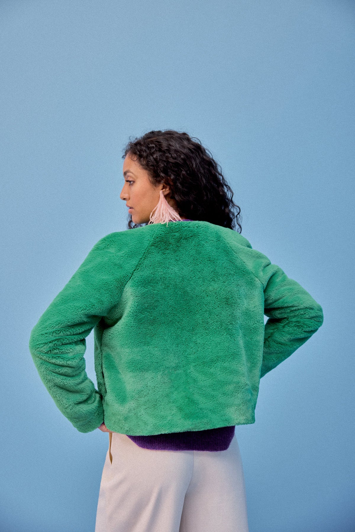 MANTEAU MARIA VERT