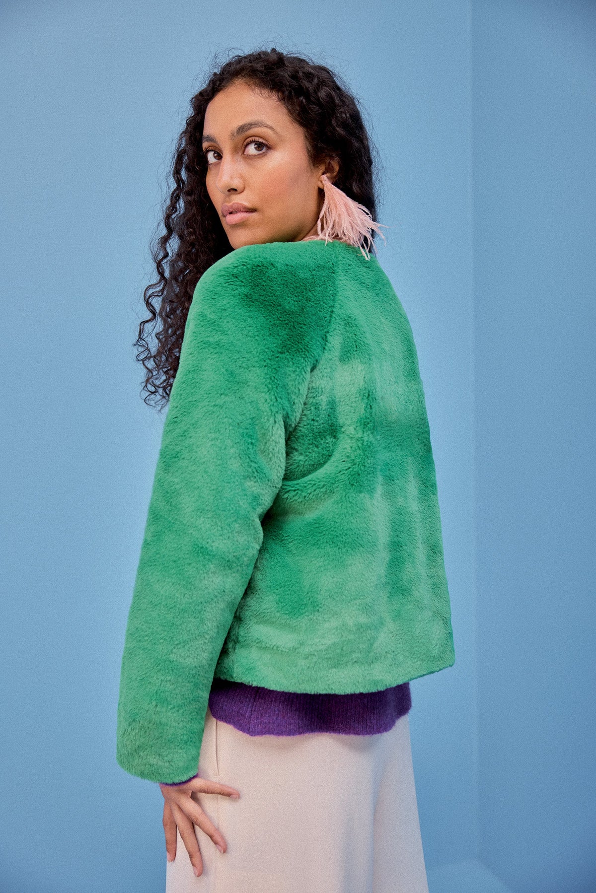 MANTEAU MARIA VERT