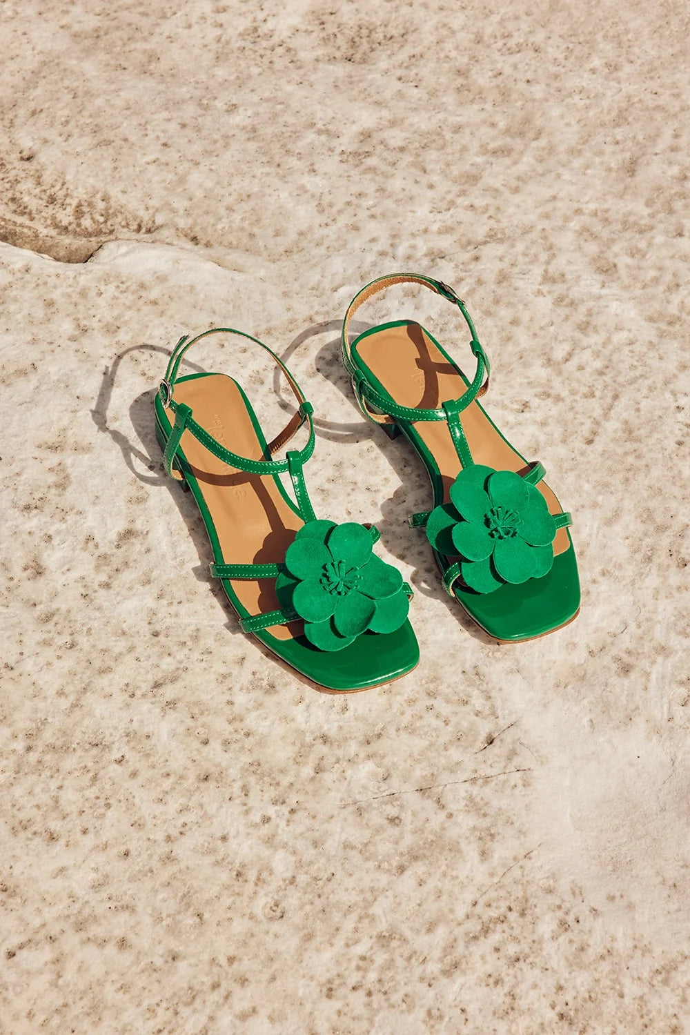 SANDALES SIMONE VERT