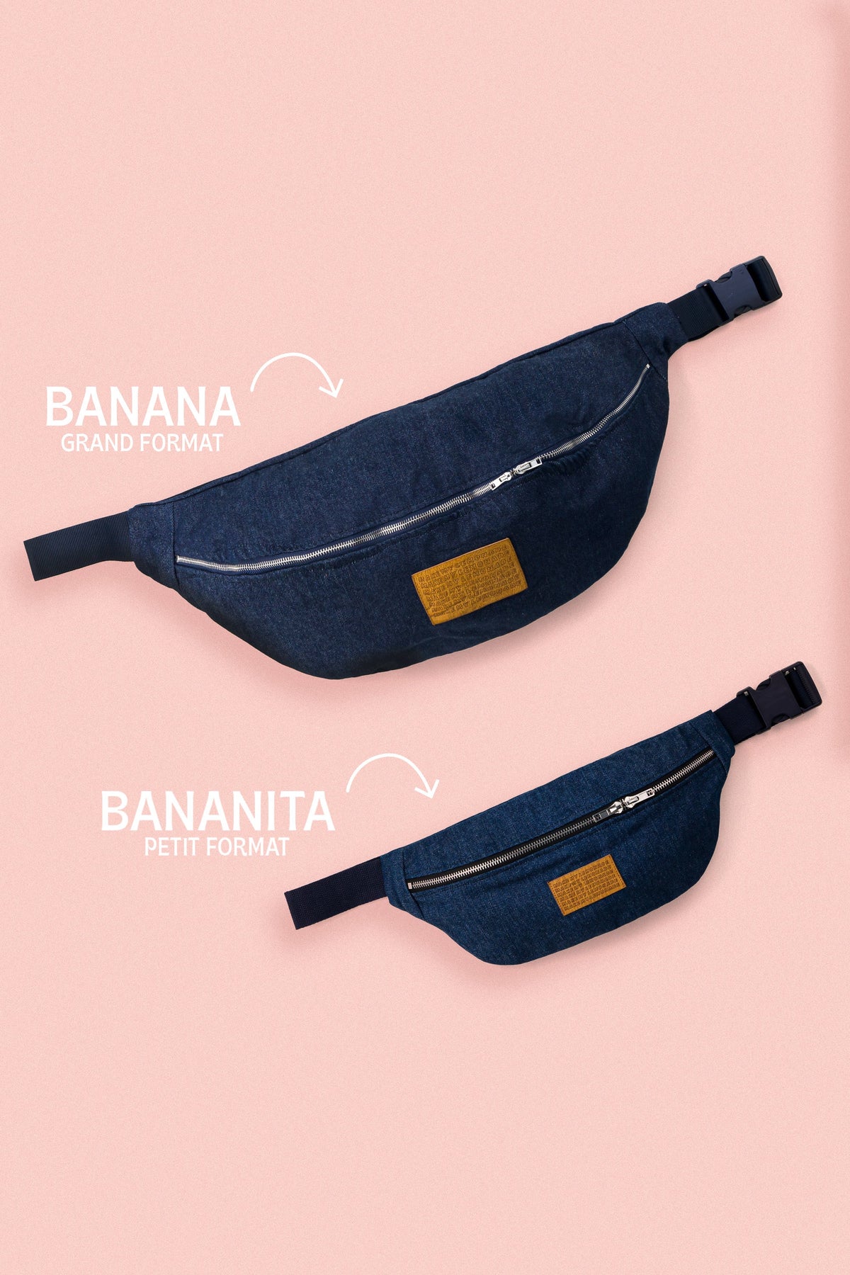 SAC BANANITA JEAN BRUT