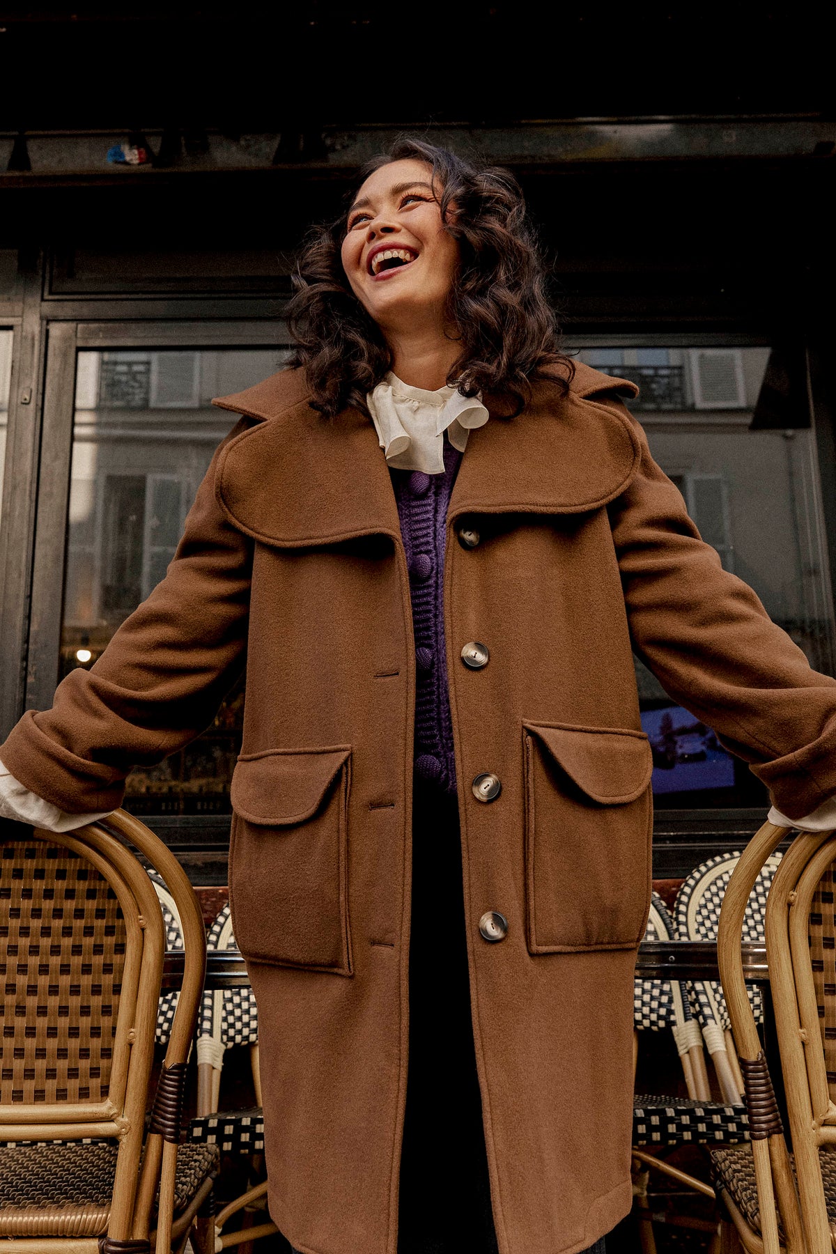 MANTEAU GINOU TABAC
