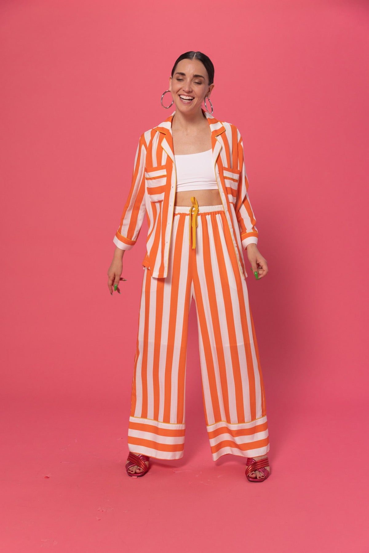 PANTALON ETHEL TRANSAT ORANGE