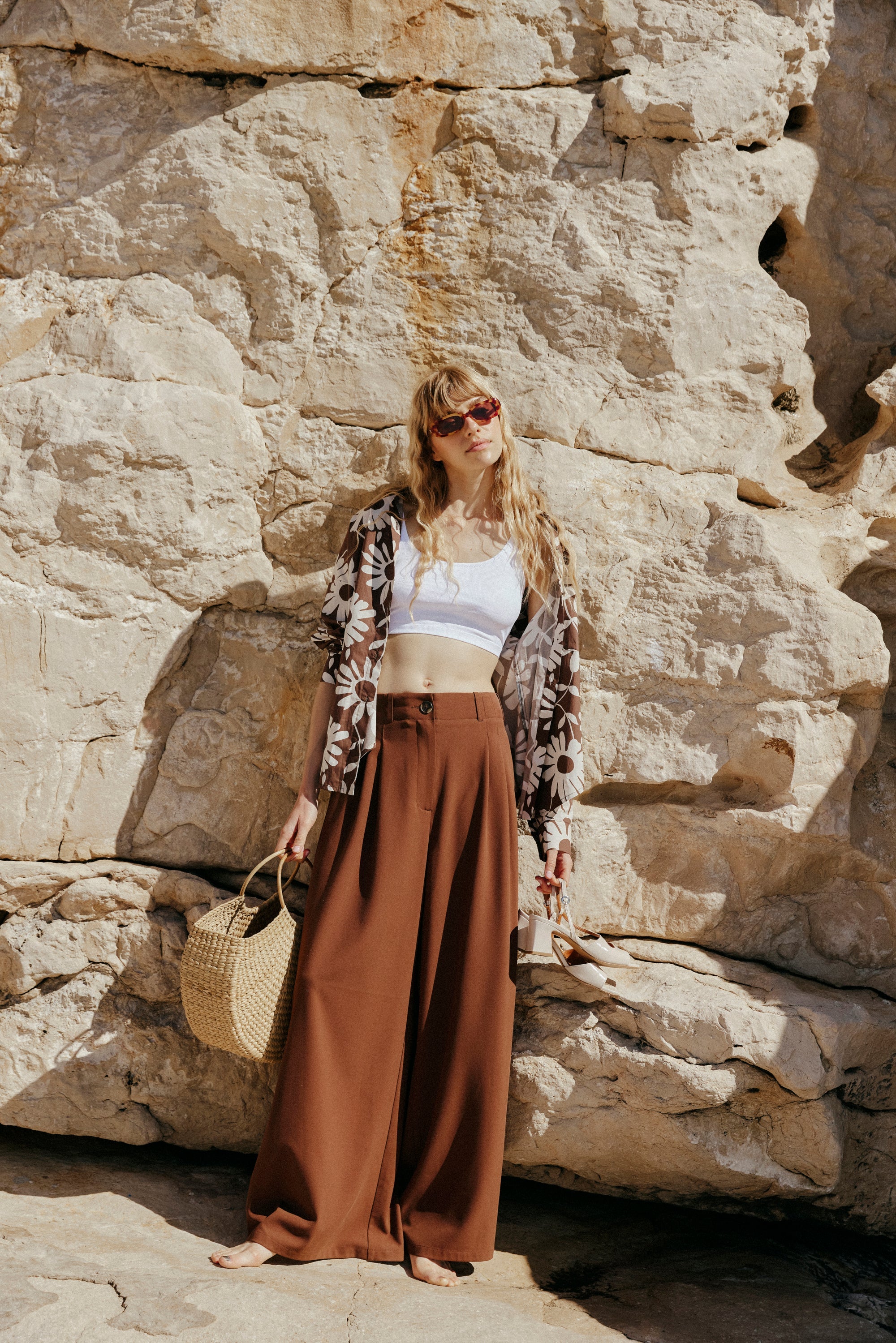 PANTALON HARYA MARRON
