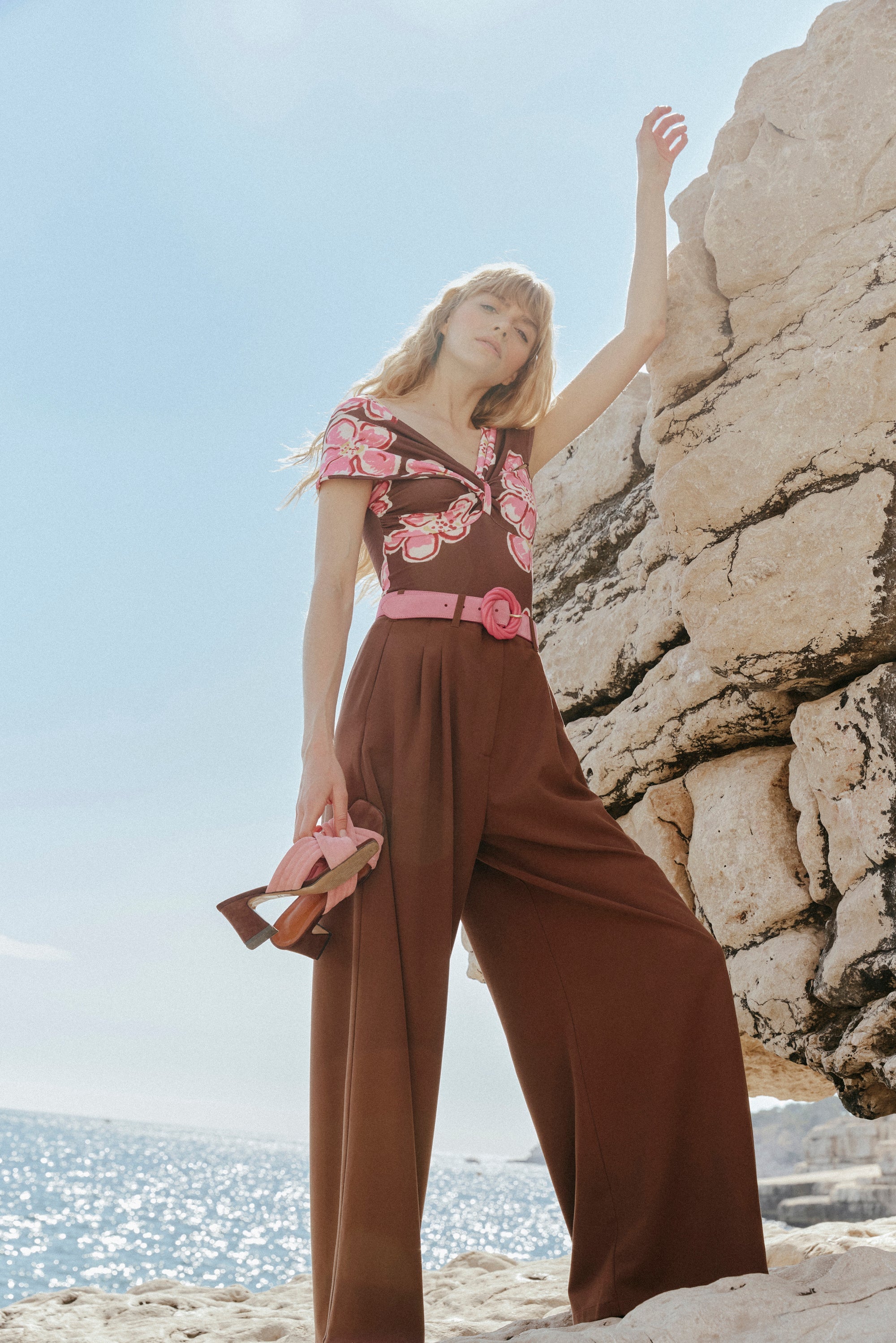 PANTALON HARYA MARRON