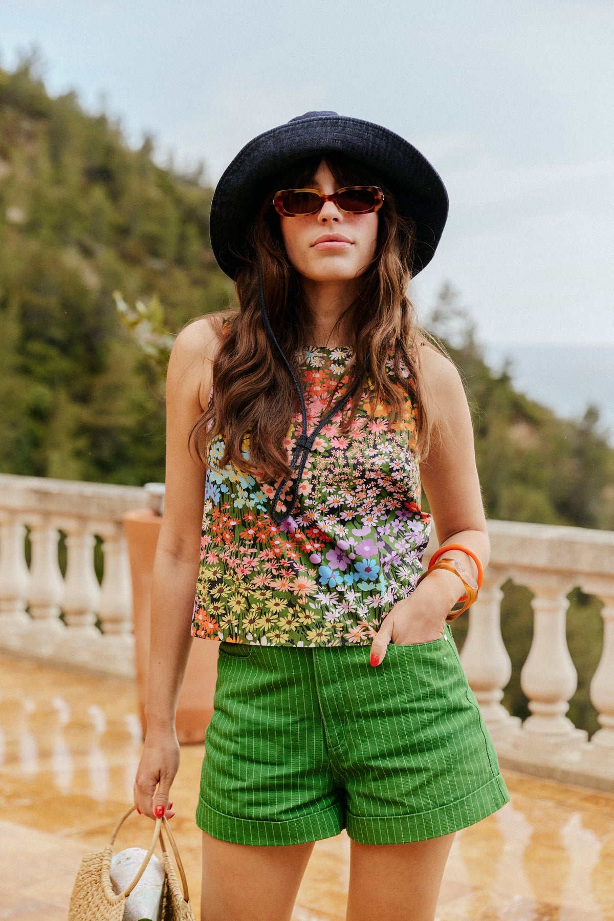 TOP LIZZIE JARDIN FLEURI