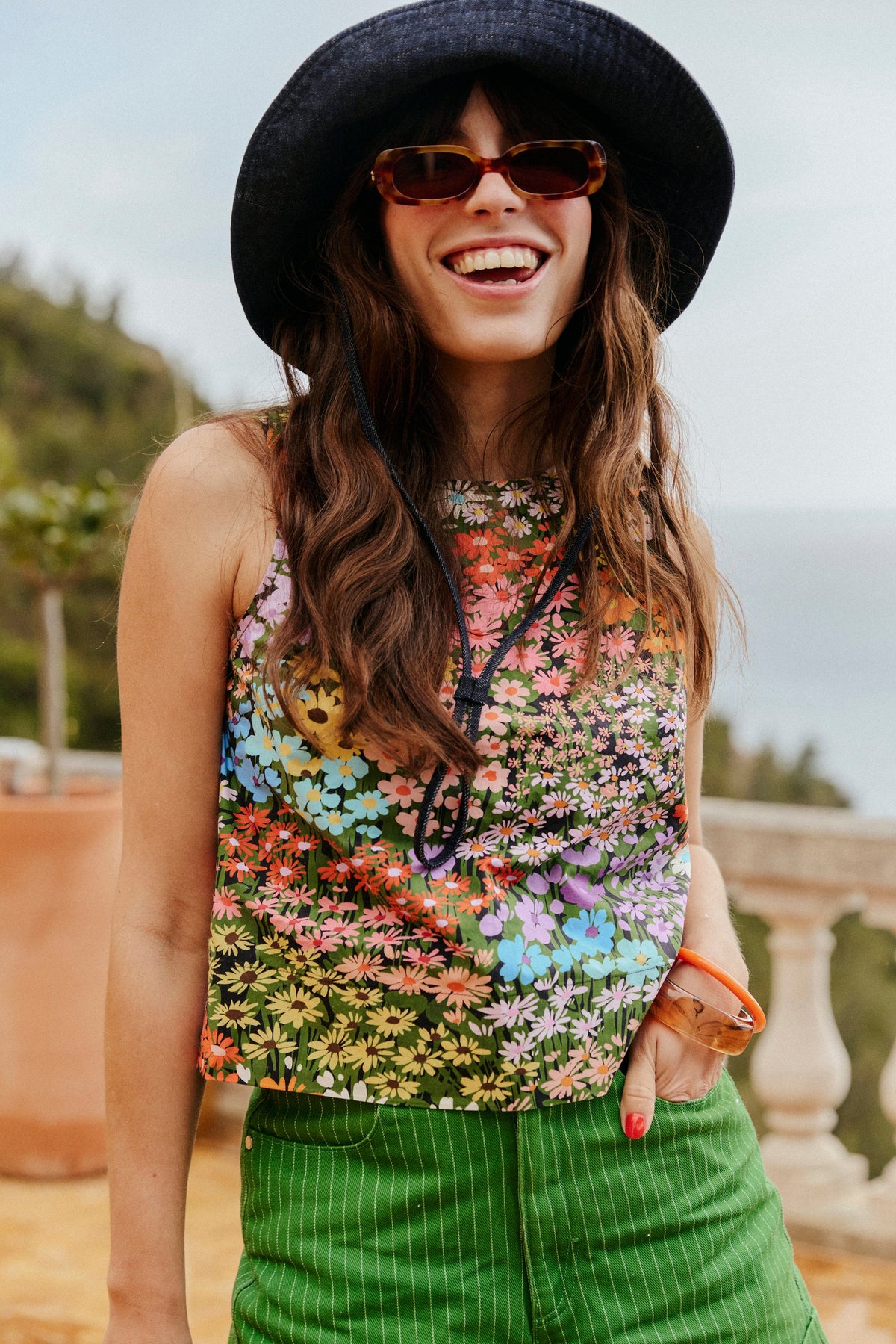 TOP LIZZIE JARDIN FLEURI