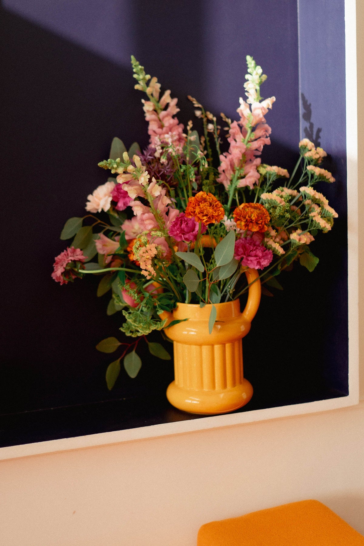VASE OLIVER YELLOW