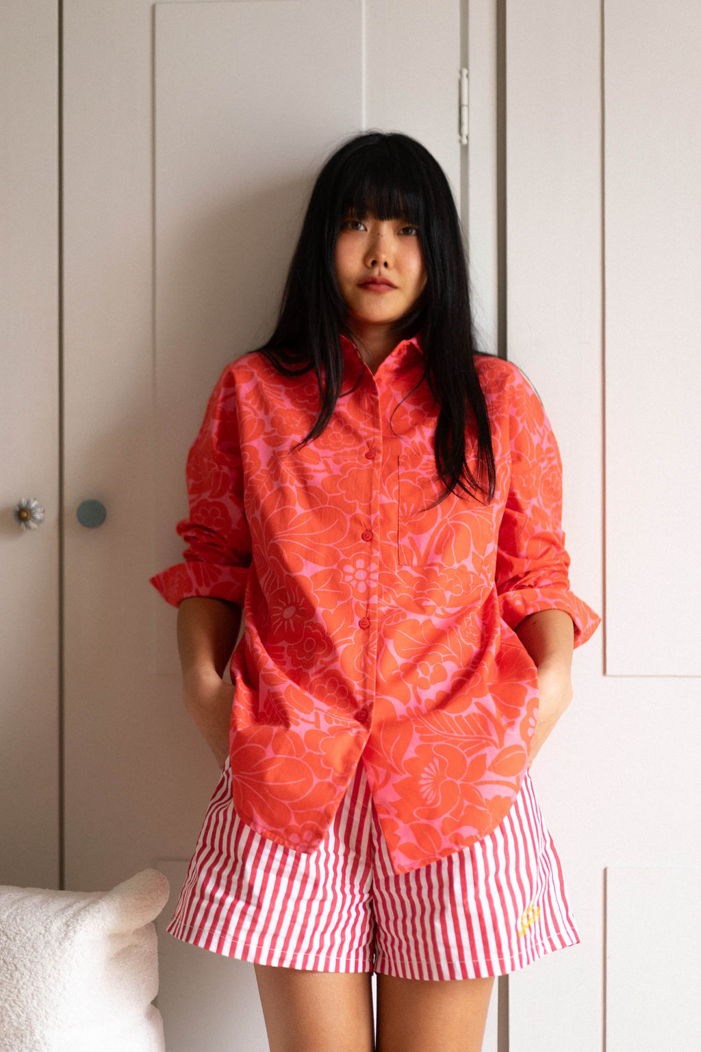 CHEMISE OMER ANEMONE PINK