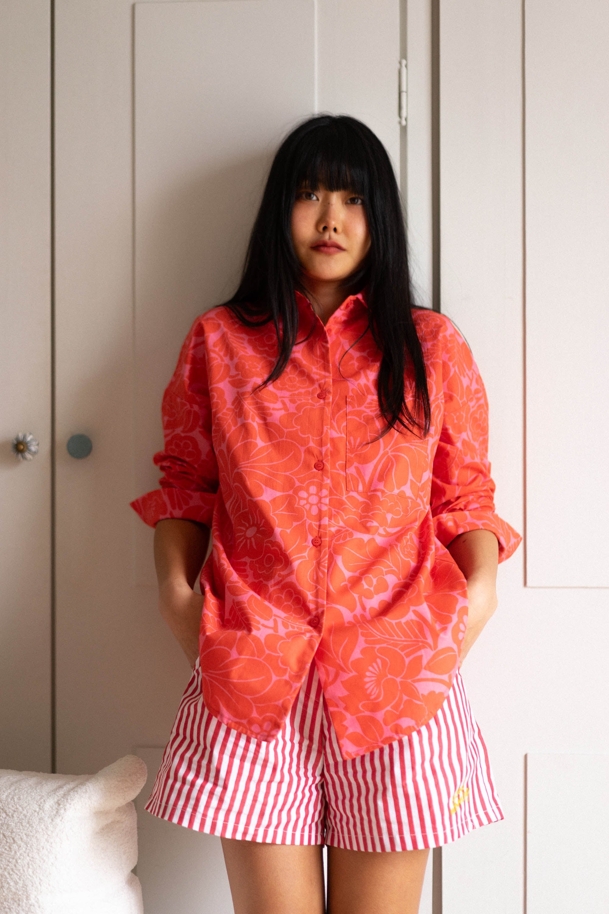 CHEMISE OMER ANEMONE PINK