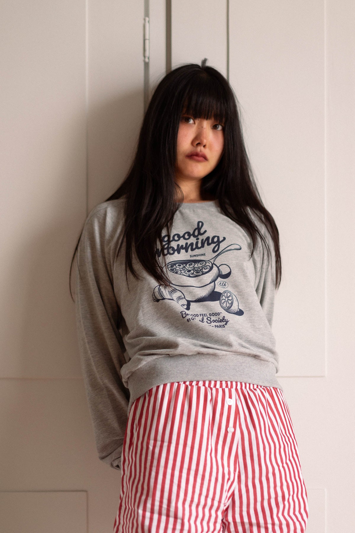 SHORT LUIS MINI RED STRIPE