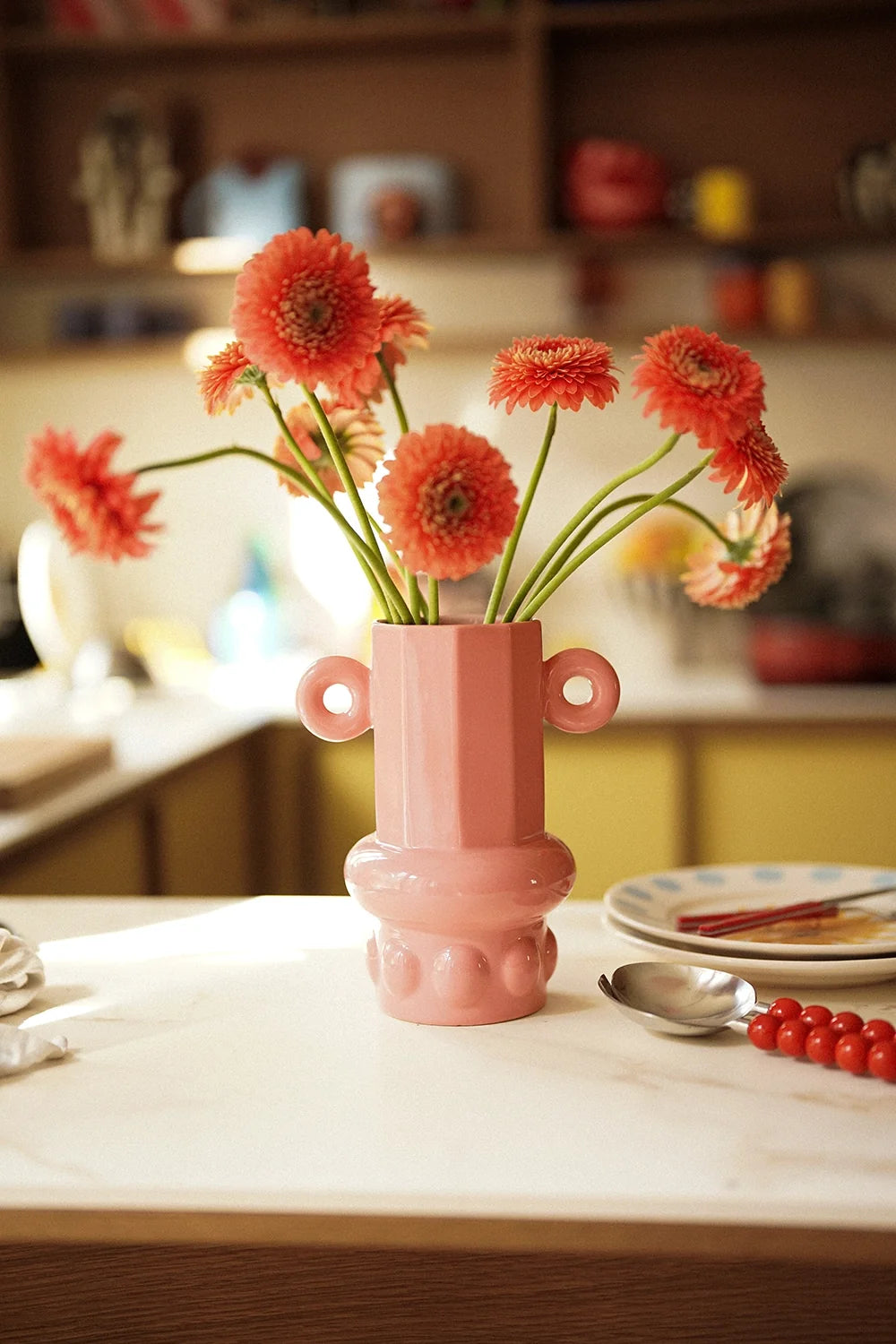VASE AUSTIN ROSE