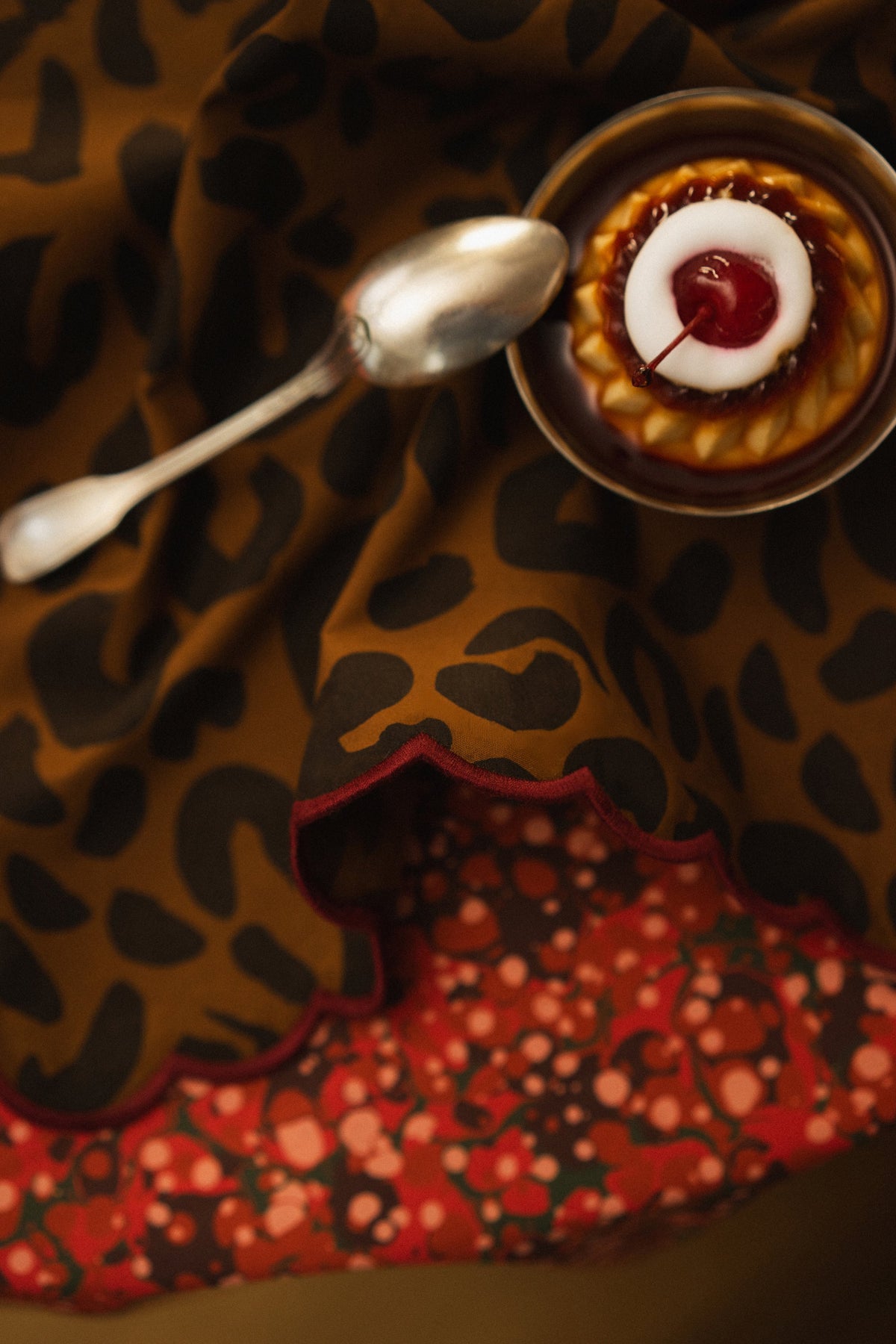 LOT DE 2 SERVIETTES KATE LEOPARD