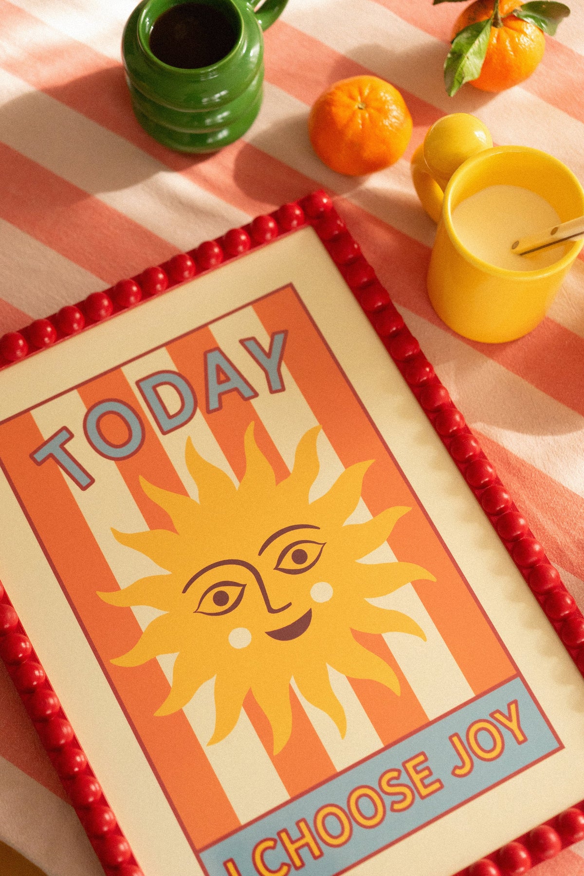 AFFICHE A3 TODAY I CHOOSE JOY