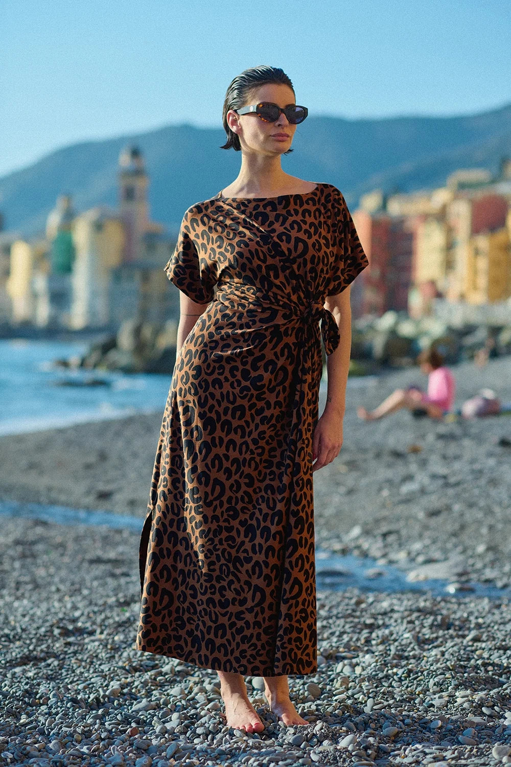 ROBE ANOUCK LÉOPARD