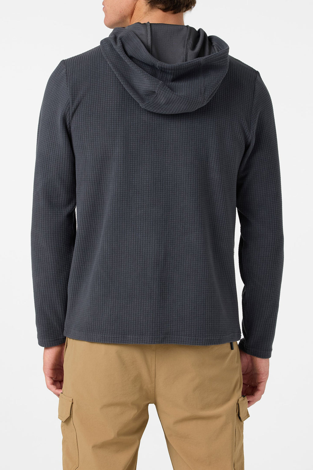 TRVLR Hooded Quarter Zip Long Sleeve Pullover