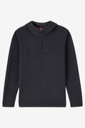 TRVLR Hooded Quarter Zip Long Sleeve Pullover