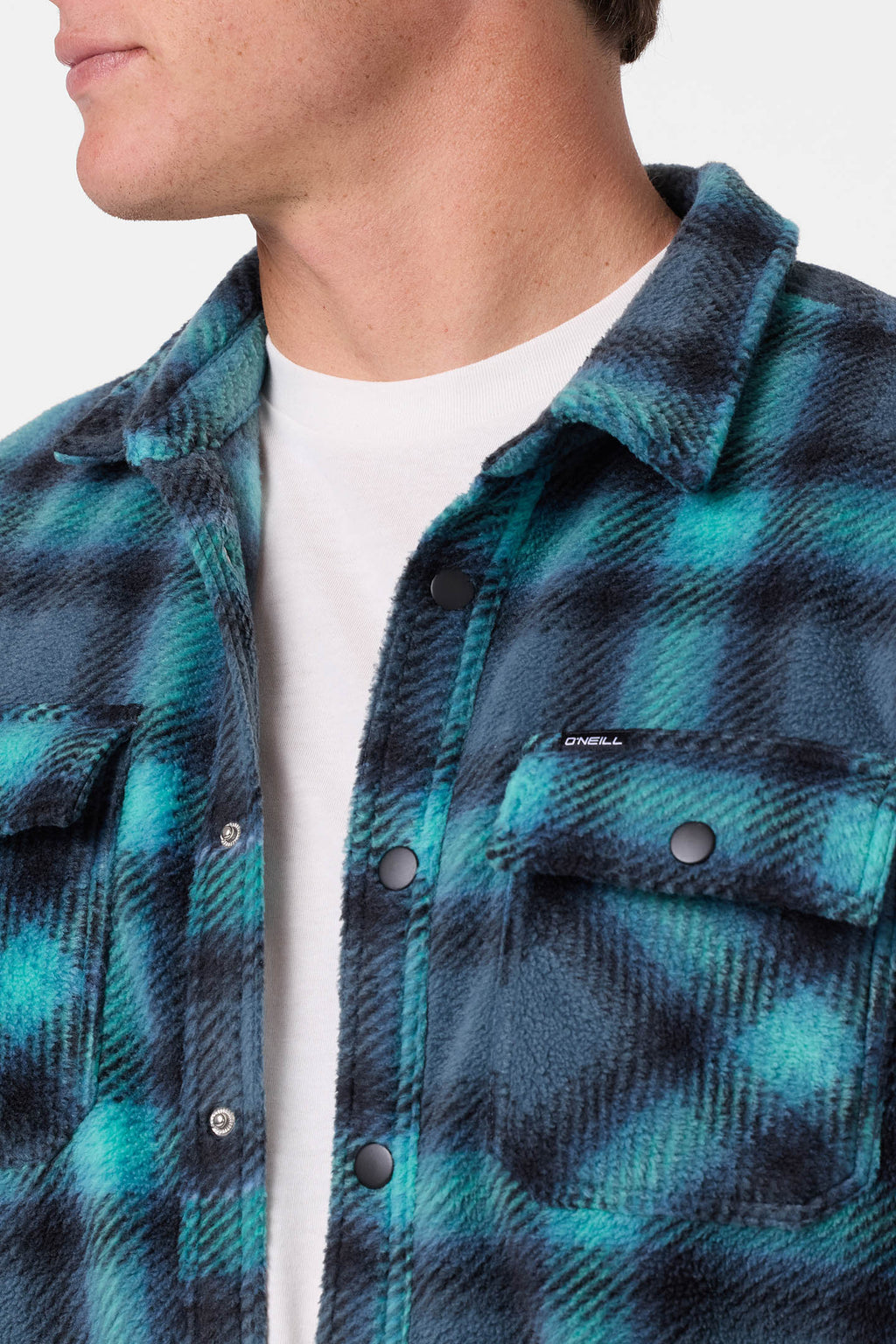 Glacier Plaid Superfleece Long Sleeve Shirt