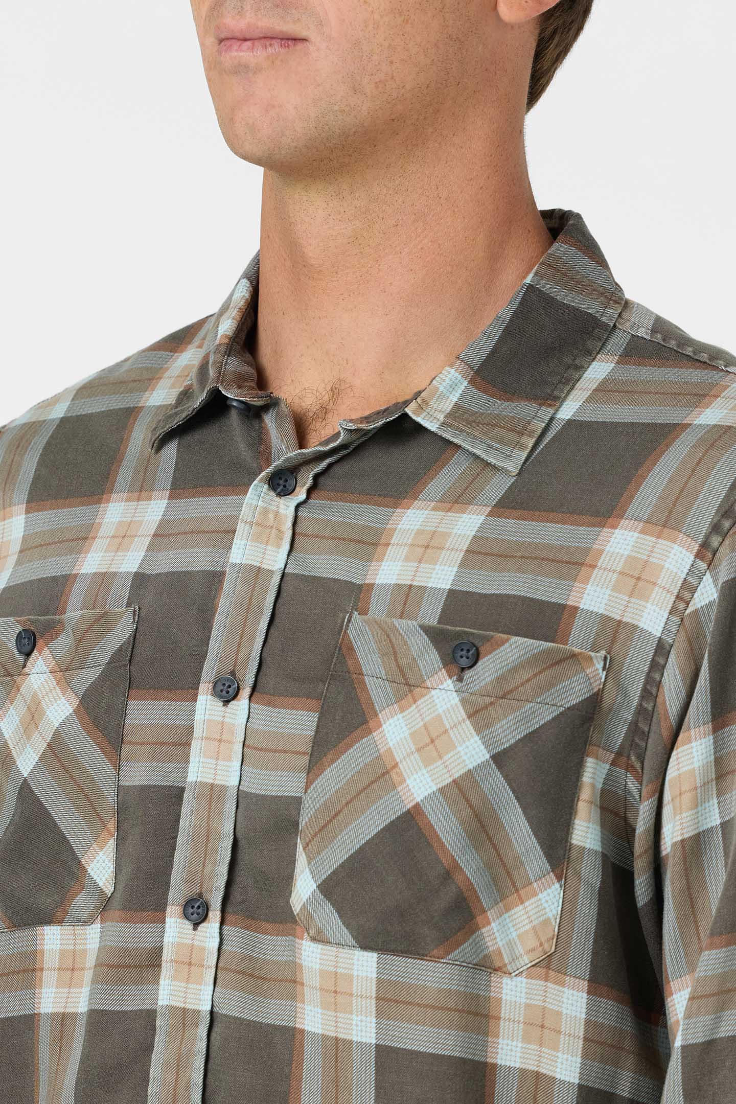 O'Riginals Printed Flannel Long Sleeve Shirt