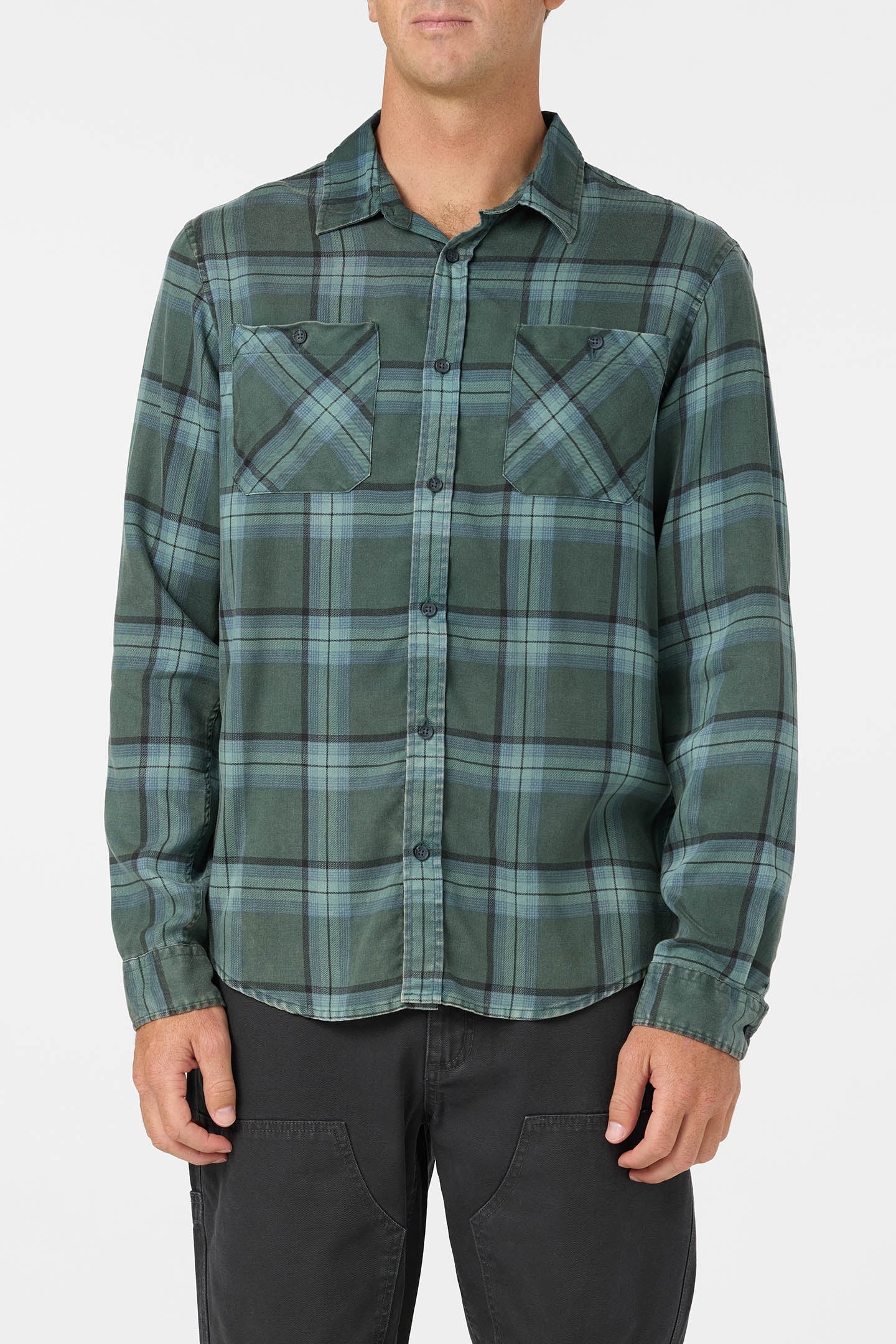 O'Riginals Printed Flannel Long Sleeve Shirt
