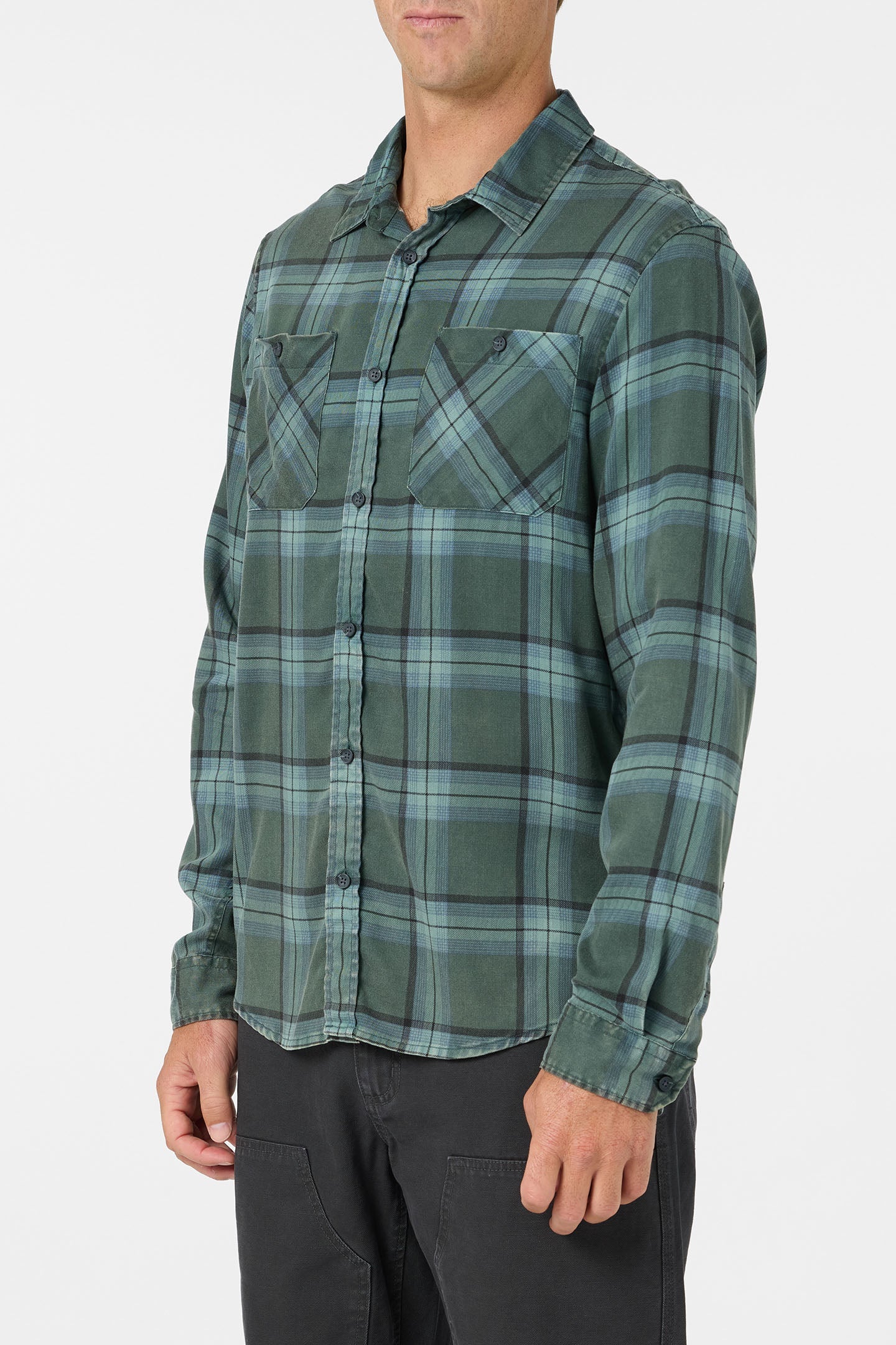 O'Riginals Printed Flannel Long Sleeve Shirt