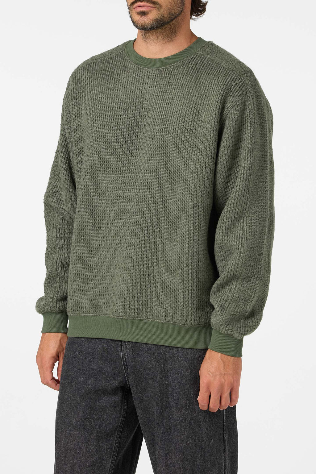 Fuzzy Box Crew Neck Fleece