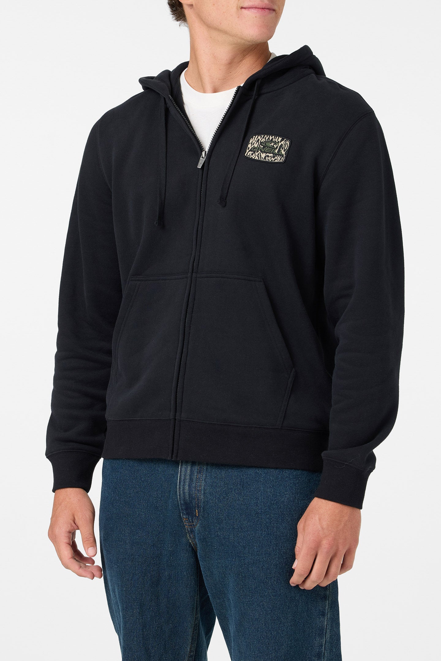 Patched Classic Zip Hoodie