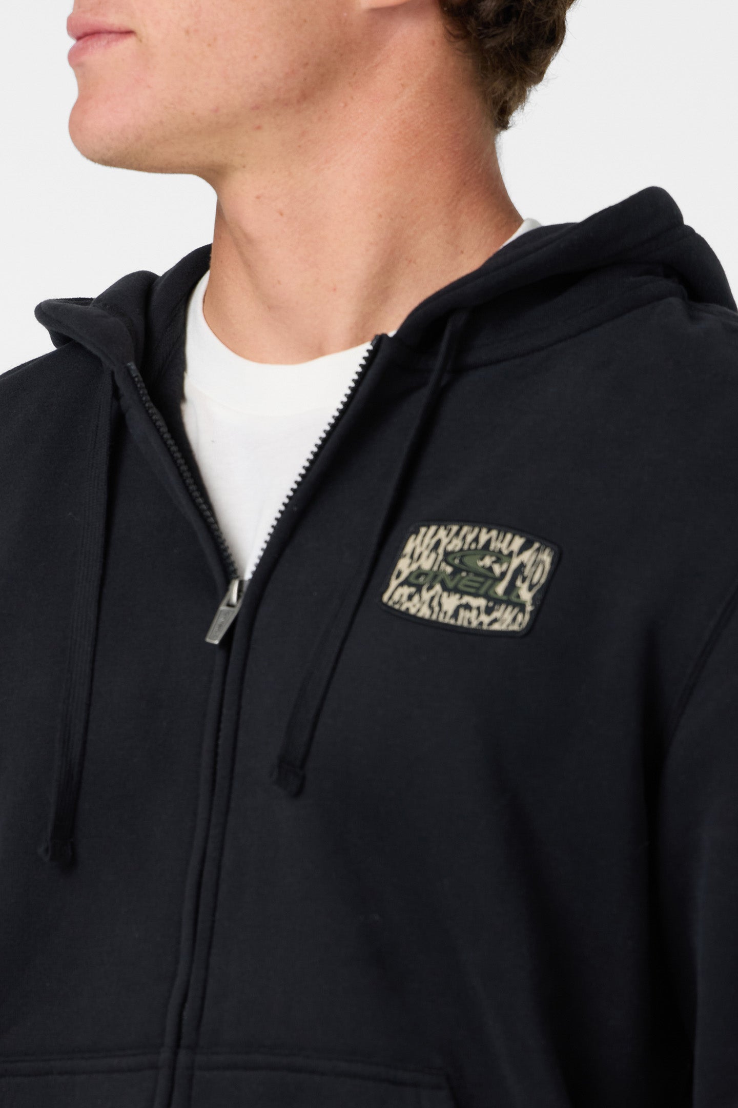 Patched Classic Zip Hoodie