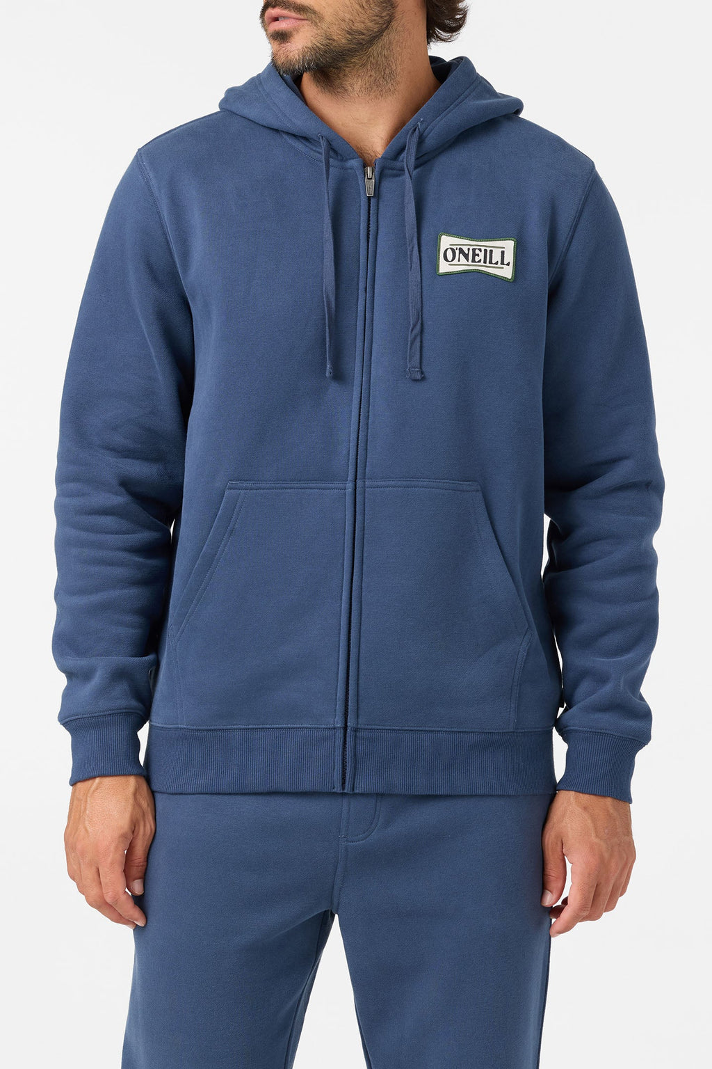 Patched Classic Zip Hoodie