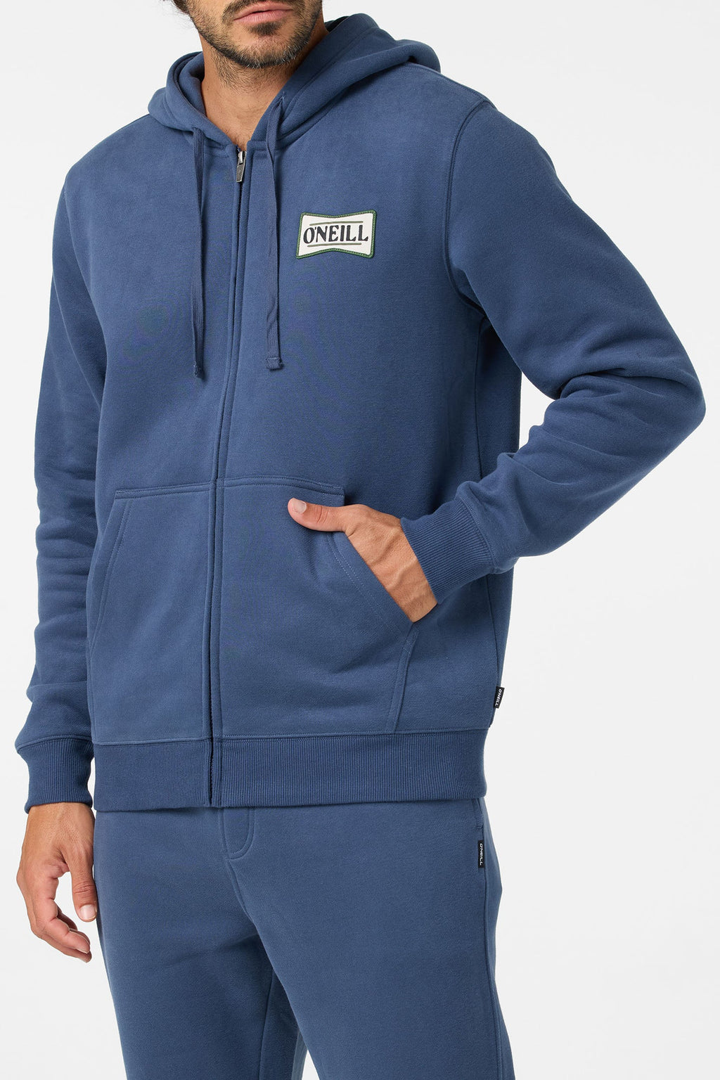 Patched Classic Zip Hoodie