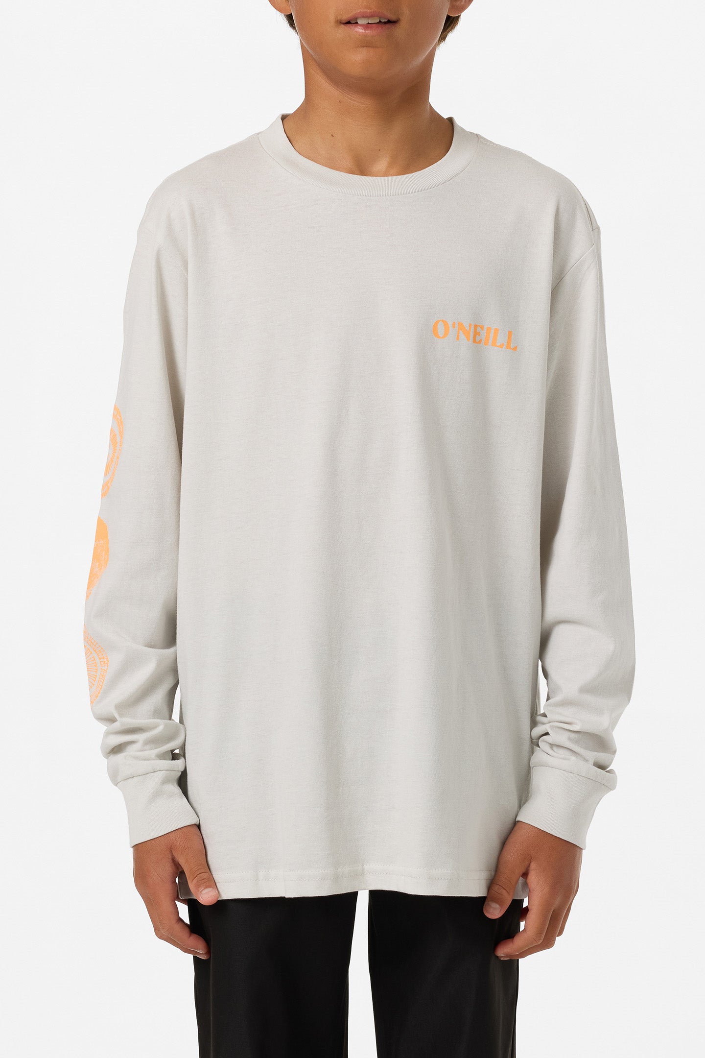 Boy's Calico Long Sleeve Tee