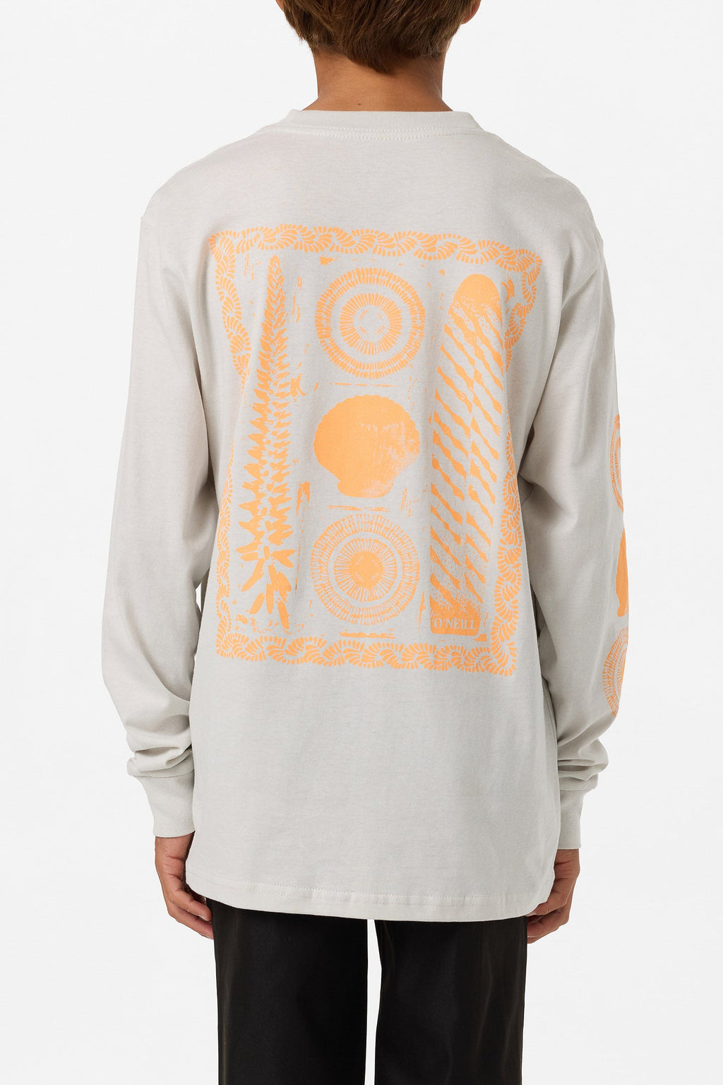Boy's Calico Long Sleeve Tee