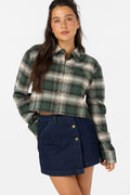 Pippa Sleeve Crop Flannel