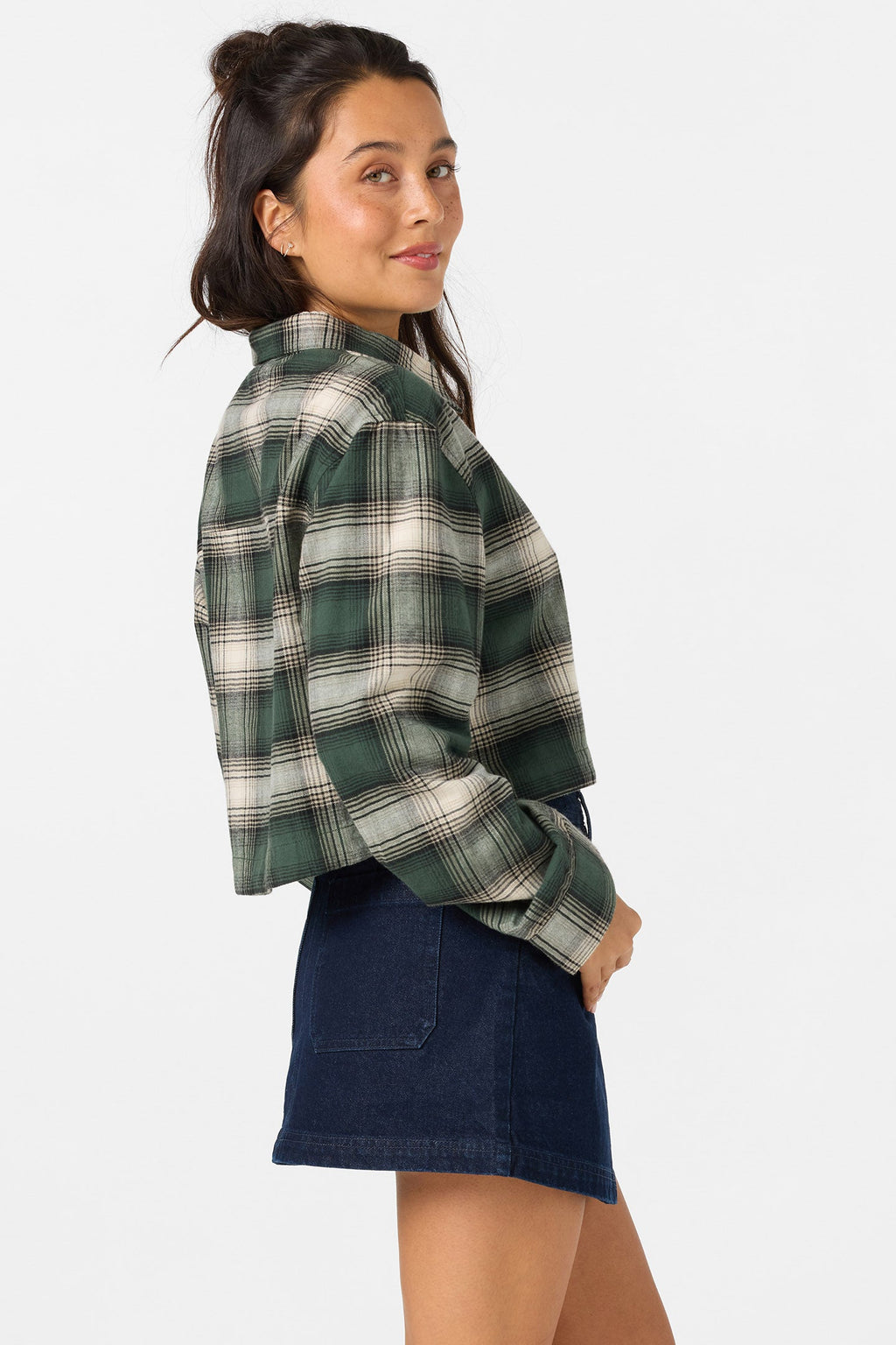 Pippa Sleeve Crop Flannel