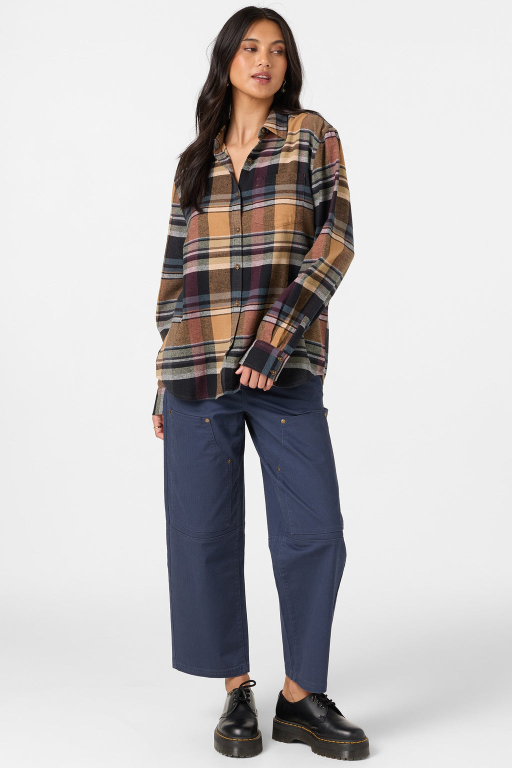 Logan Flannel Long Sleeve Top
