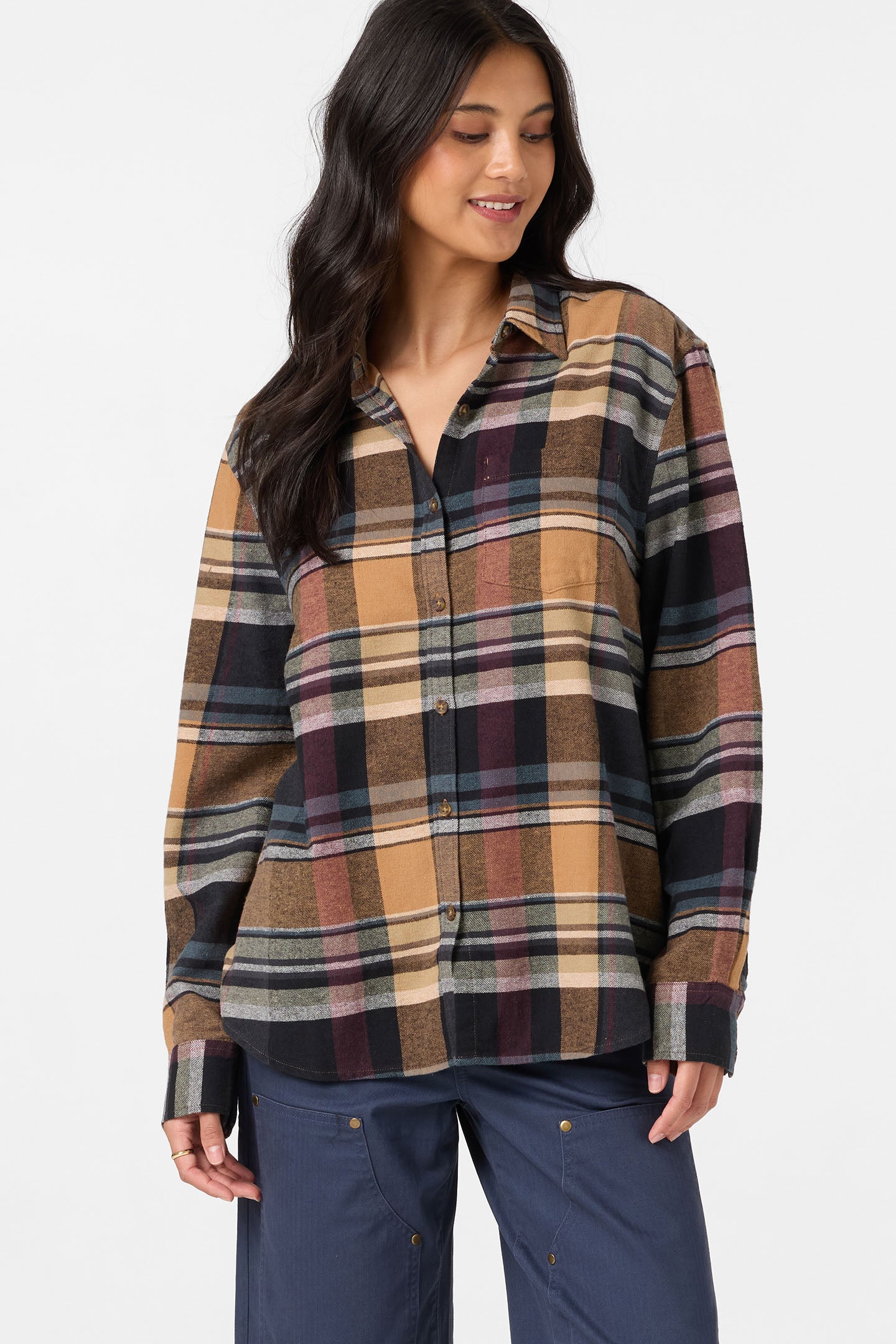 Logan Flannel Long Sleeve Top