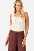 Louise Swirl Stitch Tank