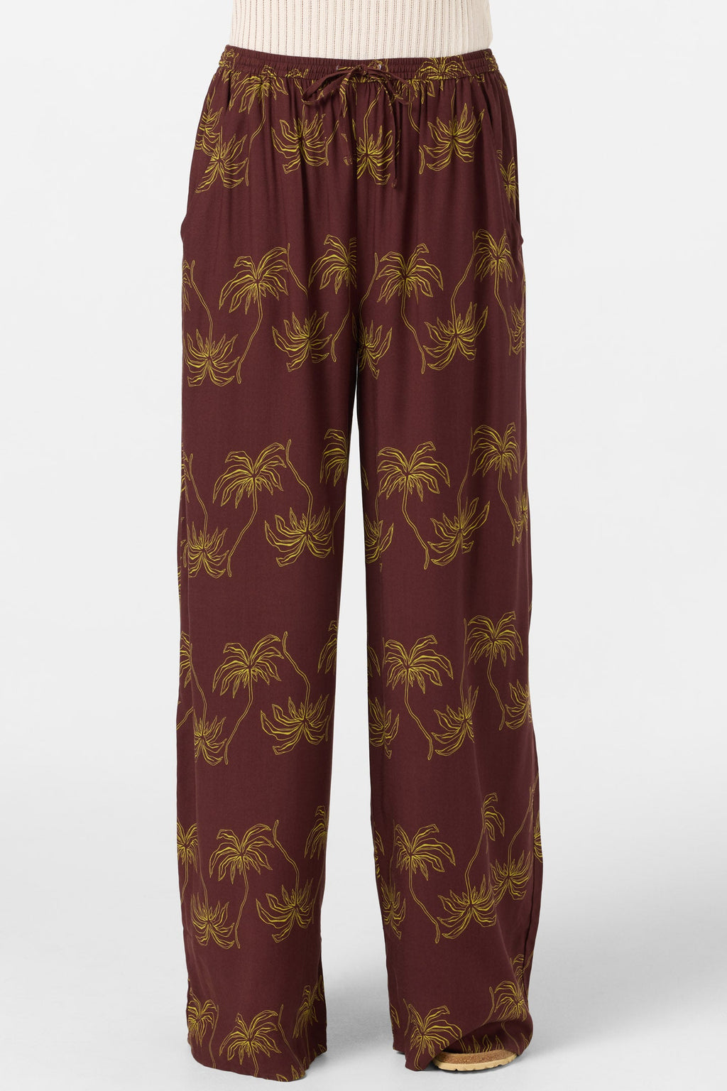 Rosalie Palm Stripe Pants
