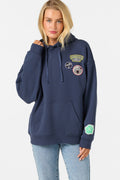 Patches Oversized Hoodie