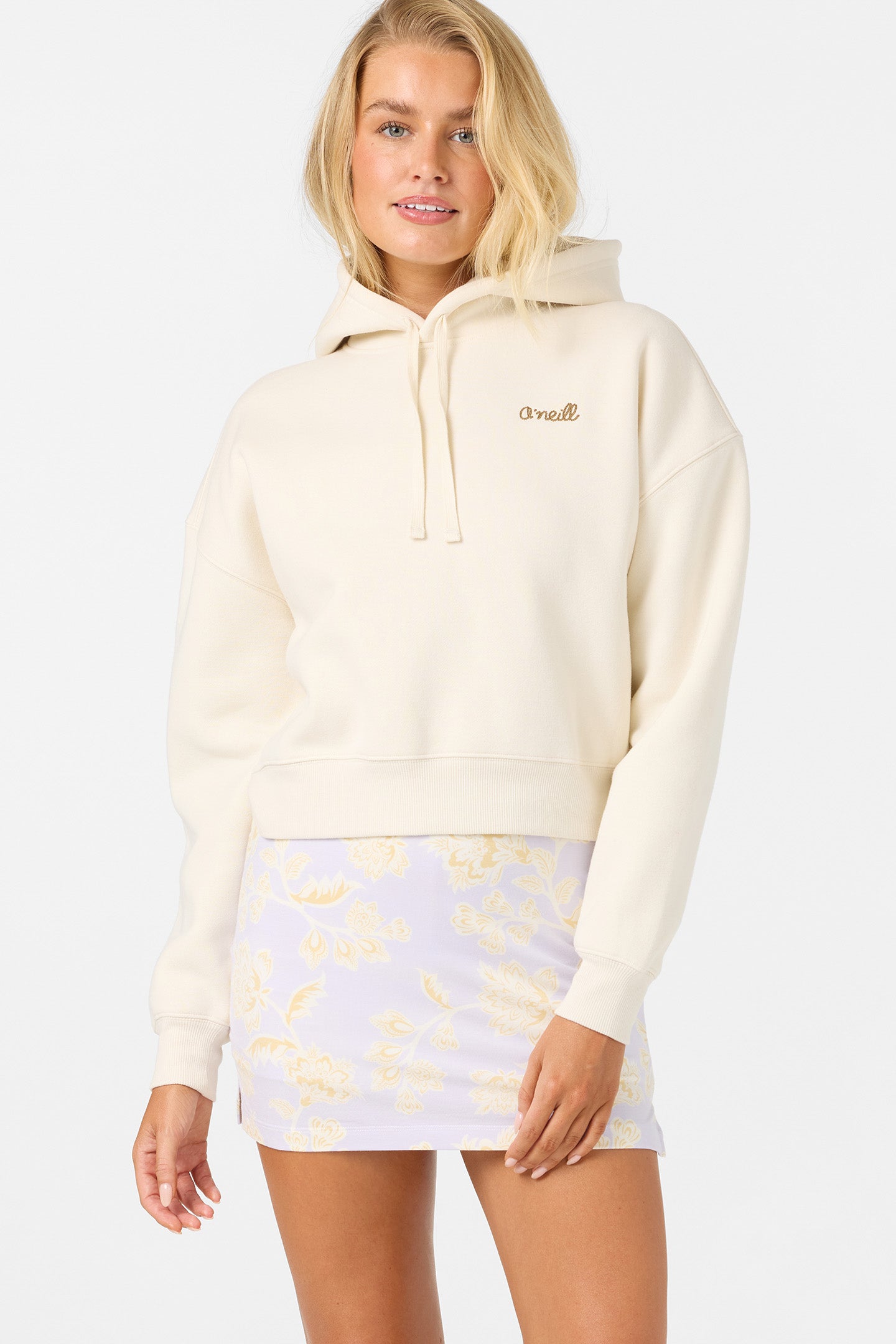Arden Cropped Hoodie Pullover Fleece