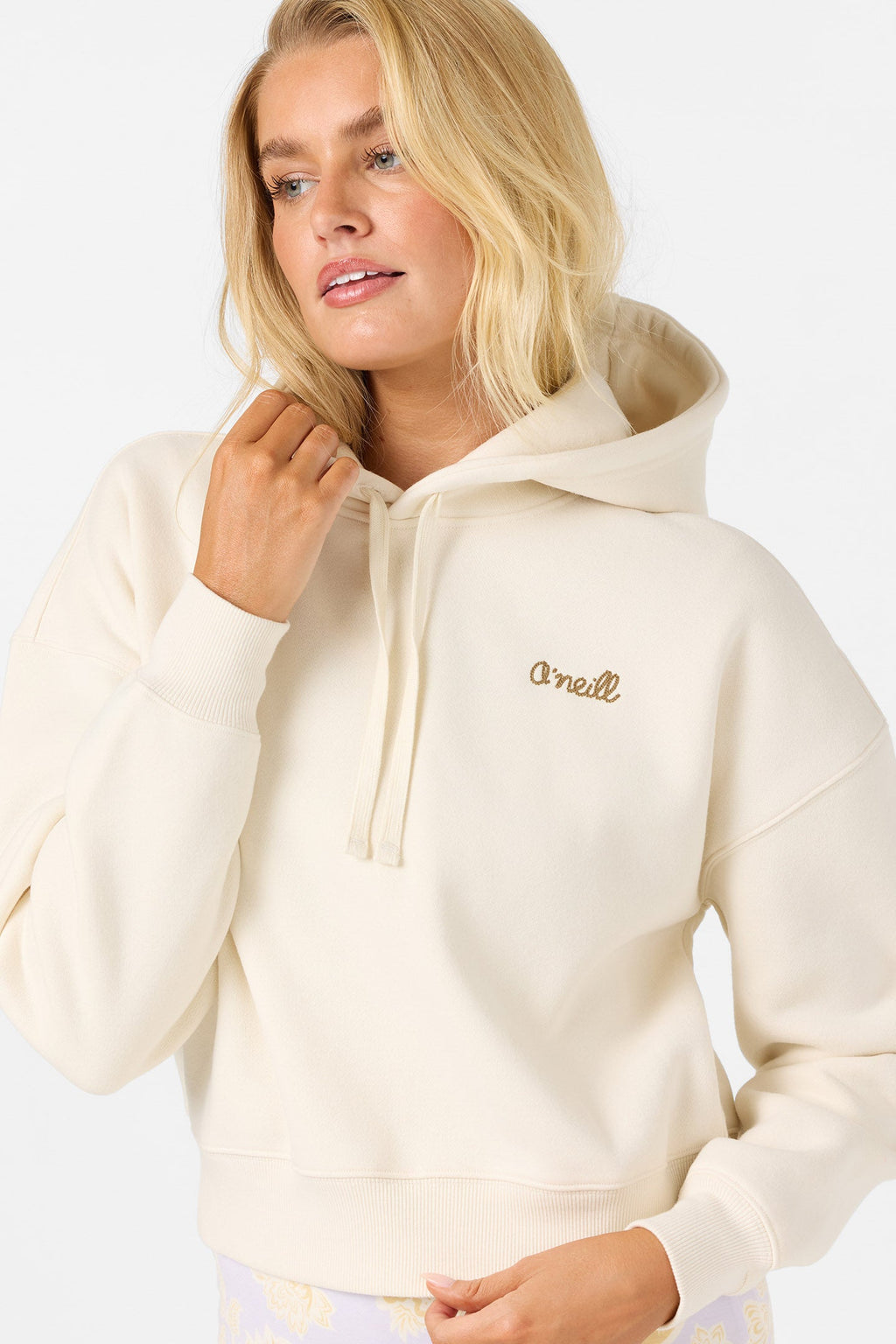Arden Cropped Hoodie Pullover Fleece