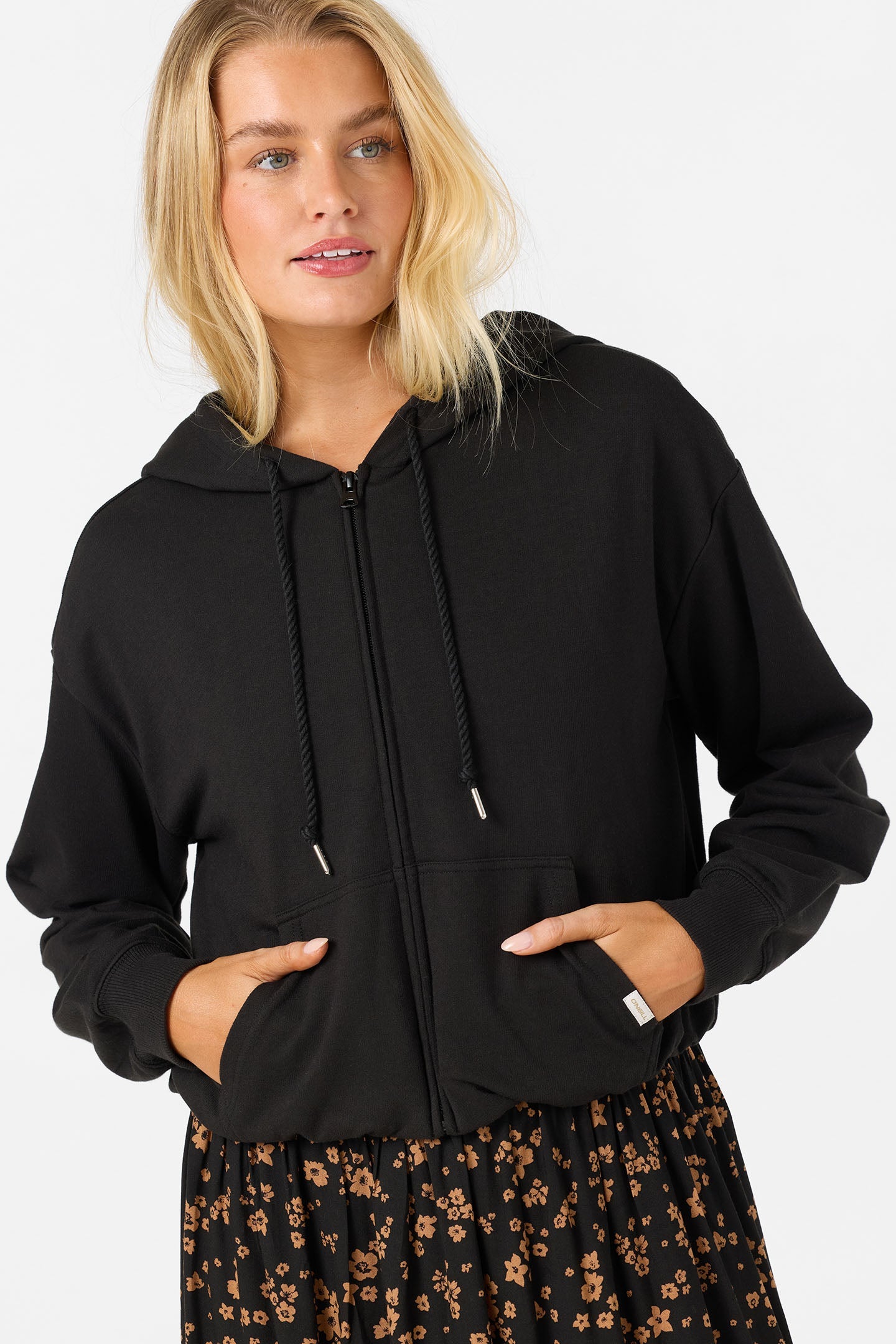 Mae Bubble Zip Fleece Hoodie