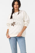 Ariah Hawaii Oversized Crew Neck Fleece