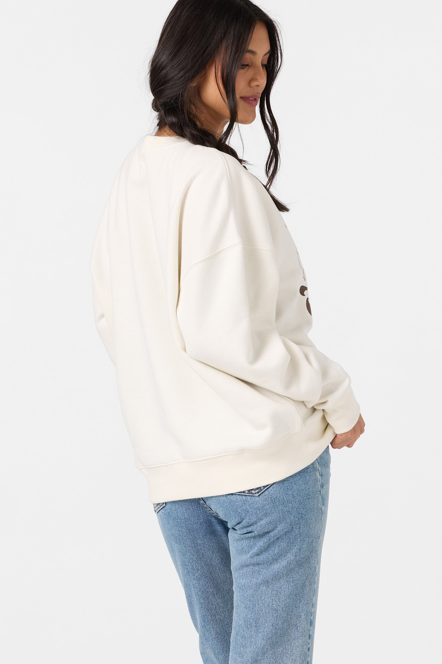 Ariah Hawaii Oversized Crew Neck Fleece