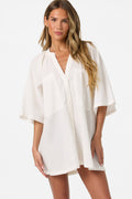Shay Cover-Up Shirt Dress