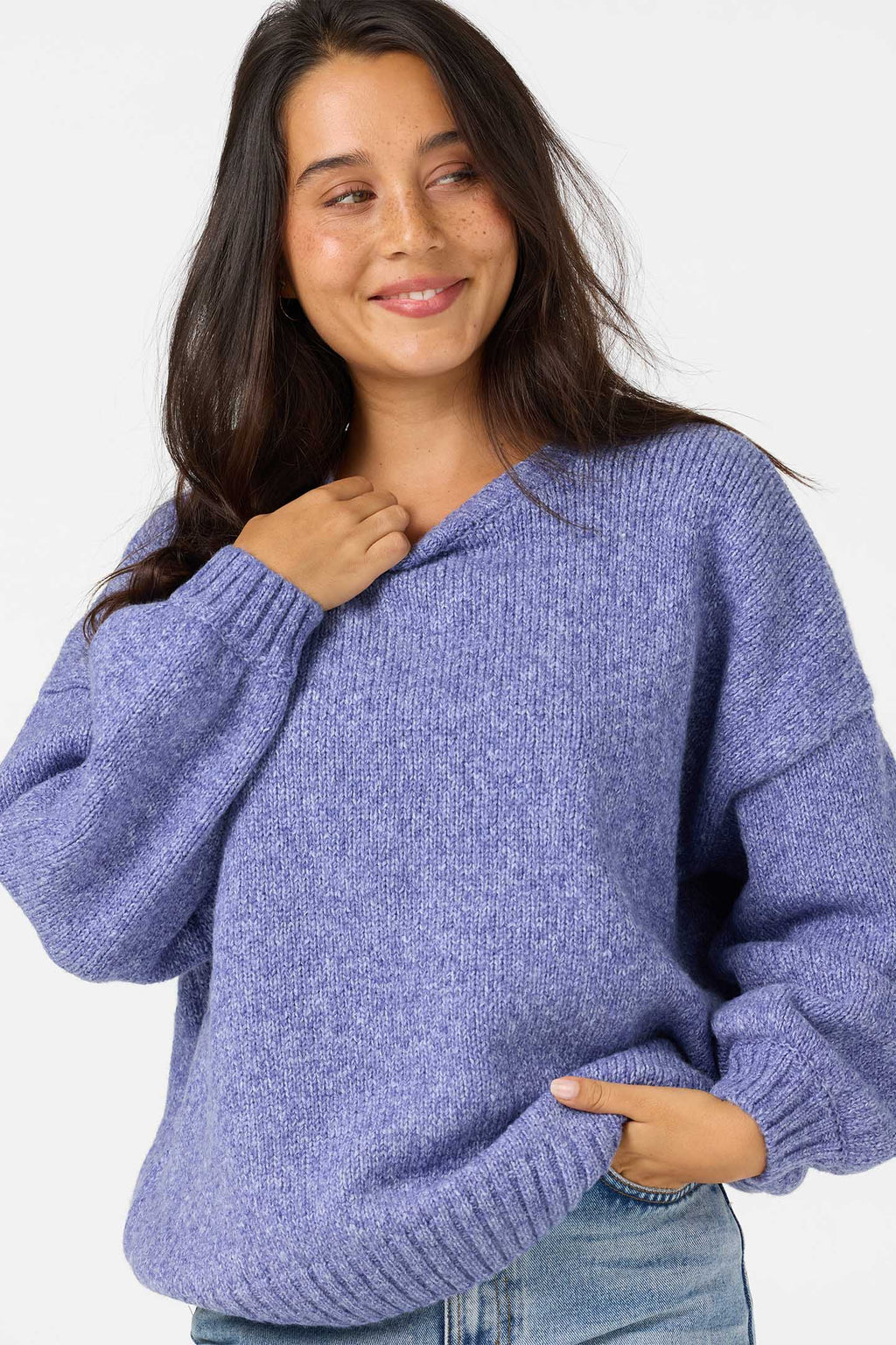 Bayou Heather Long Sleeve Sweater