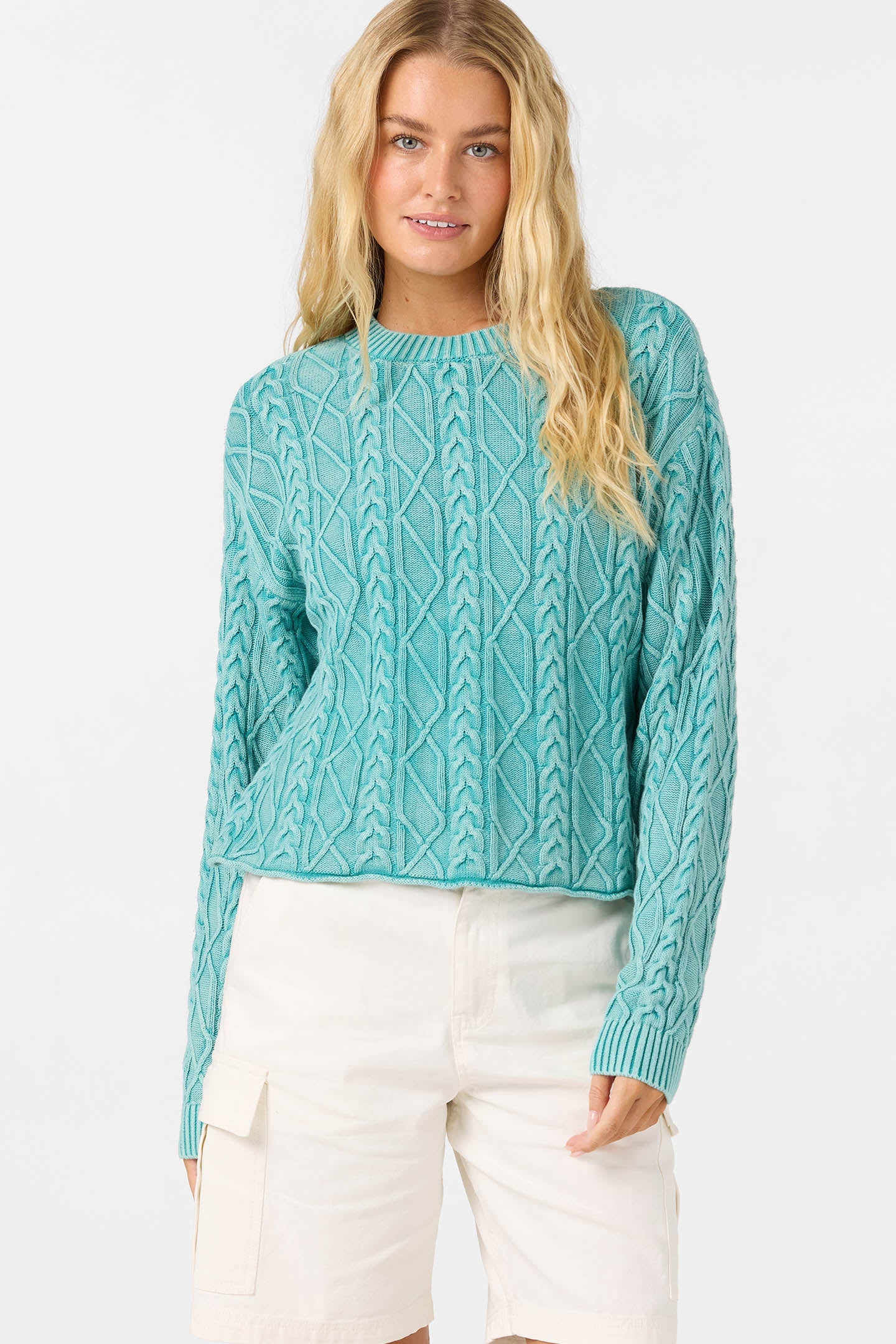 O'Riginals Misha Cable Knit Long Sleeve Sweater