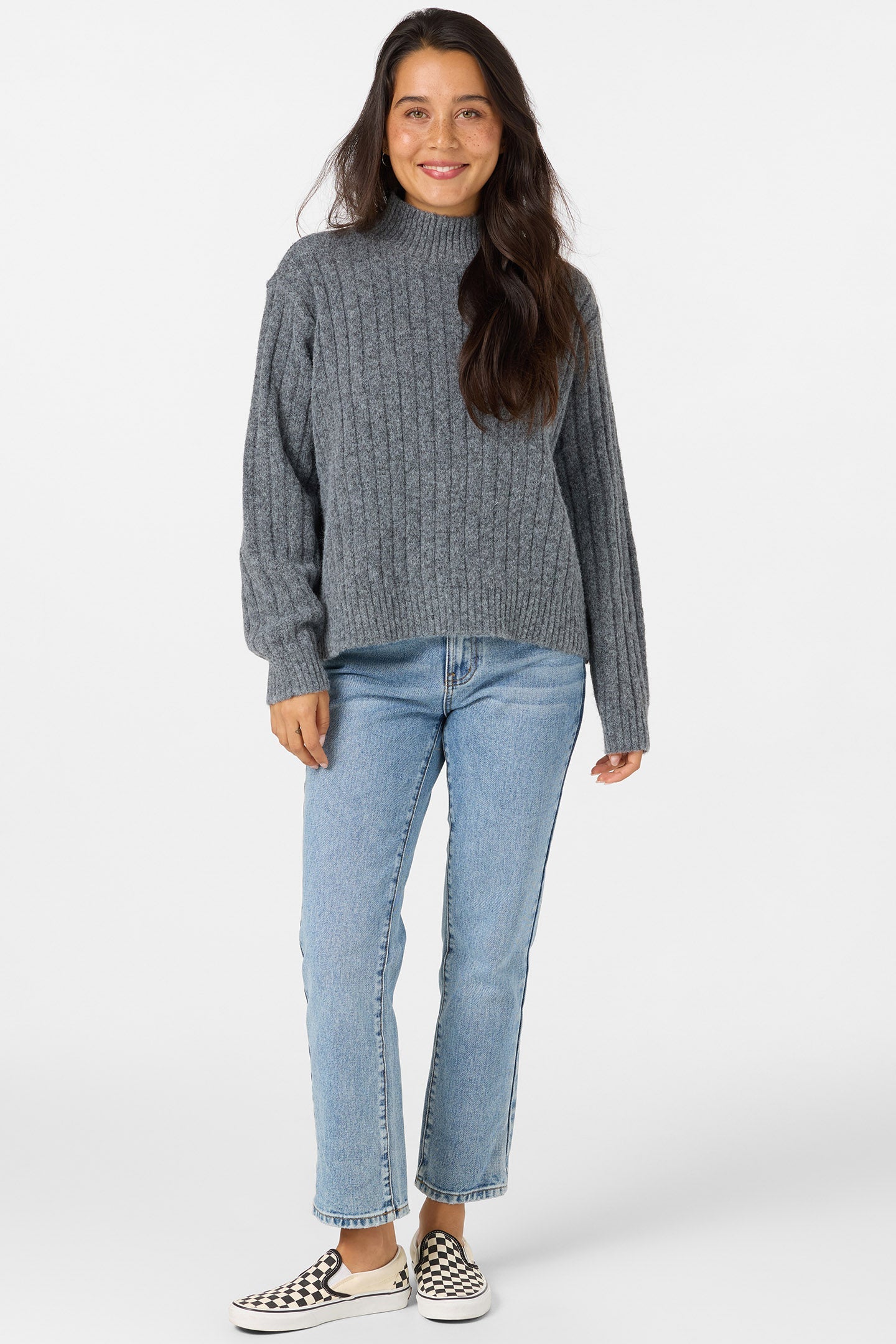 Cypress Mockneck Long Sleeve Sweater